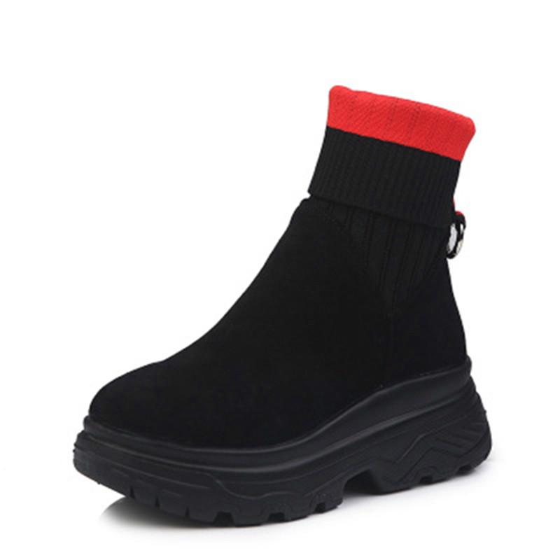 JUNSRM Height Increasing Shoes Women Platform Winter Socks Shoes Sneakers Women Ankle Boots Winter Boots, Black
JUNSRM Height Increasing Shoes Women Platform Winter Socks Shoes Sneakers Women Ankle Boots Winter Boots, Black