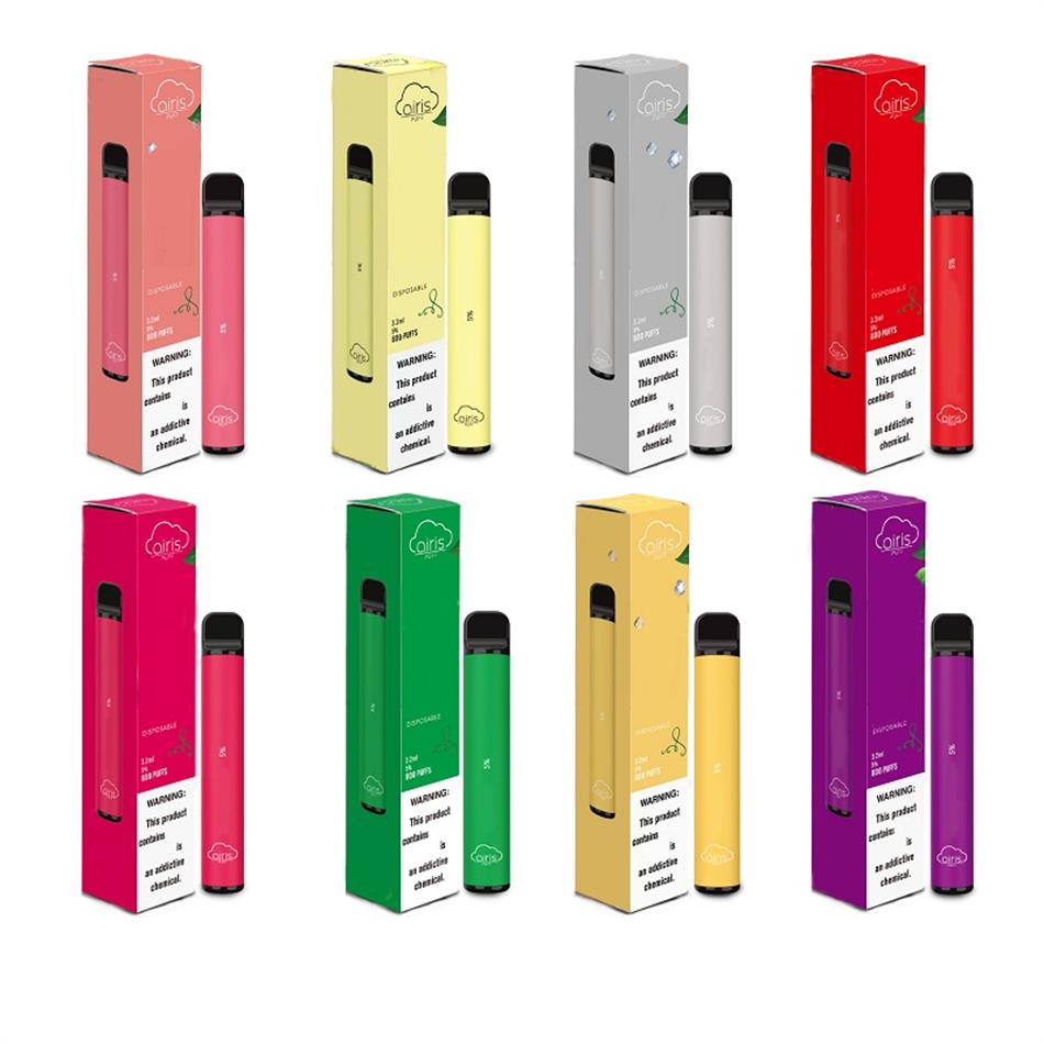 Airis Puff Disposable Device 800 Puffs 2ml Prefilled Pod Cartridge Classic 550mah Battery Vape Pen E-Cigarettes Device 100% Genuine DHL Fast
Airis Puff Disposable Device 800 Puffs 2ml Prefilled Pod Cartridge Classic 550mah Battery Vape Pen E-Cigarettes Device 100% Genuine DHL Fast