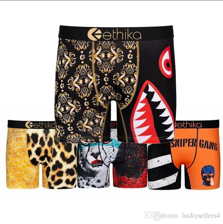 New men's Ethika bright printed underwear briefs flat angle short customized logo elastic belt men's breathable underwear mixed ex, Random
New men's Ethika bright printed underwear briefs flat angle short customized logo elastic belt men's breathable underwear mixed ex, Random