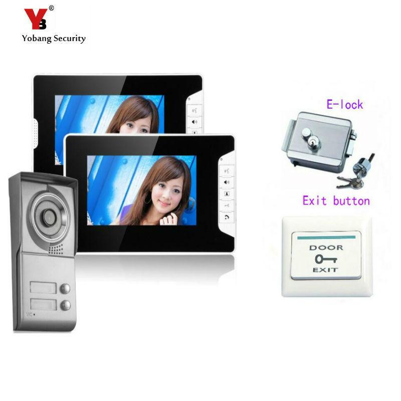 Yobang Security 7inch building video intercom system doorbell villa door intercom with High Definition Camera Electric lock
Yobang Security 7inch building video intercom system doorbell villa door intercom with High Definition Camera Electric lock