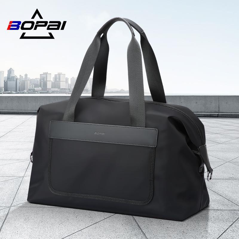 BOPAI Brand Men Travel Duffel Bag Large Capacity Male Short Trip Waterproof Casual Light Wild Handbags Multifunctional Portable1, Black
BOPAI Brand Men Travel Duffel Bag Large Capacity Male Short Trip Waterproof Casual Light Wild Handbags Multifunctional Portable1, Black