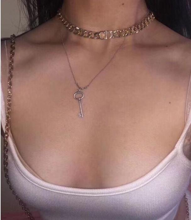 Explosion classic CD chain design jewelry luxurydesigner jewelry women design necklace
Explosion classic CD chain design jewelry luxurydesigner jewelry women design necklace