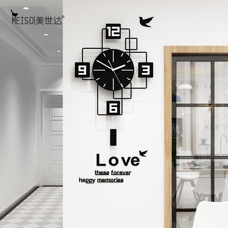 Creative Geometry Non-Tiking Acrylic Deco Pendulum Large Wall Clock Modern Design Living Room Decoration Wall Watch Sticker1
Creative Geometry Non-Tiking Acrylic Deco Pendulum Large Wall Clock Modern Design Living Room Decoration Wall Watch Sticker1
