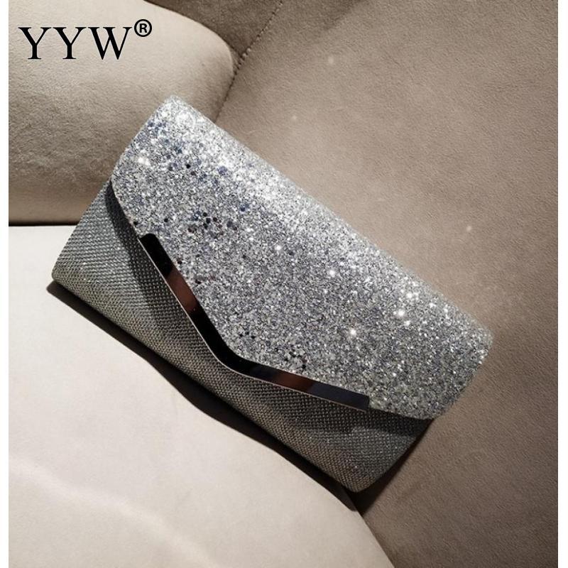 Sequined Polyamide Envelope Clutch Bag Cocktail Silver Evening Clutch Bag Wedding Purse Bridal Prom Banquet Handbag Party, Black
Sequined Polyamide Envelope Clutch Bag Cocktail Silver Evening Clutch Bag Wedding Purse Bridal Prom Banquet Handbag Party, Black