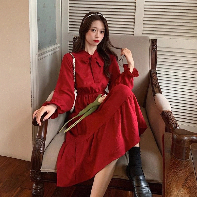 JXMYY 2020 autumn and winter clothing new products fashion red mid-length dress fat mm hidden meat thin dress women #Dl4x, Black;gray
JXMYY 2020 autumn and winter clothing new products fashion red mid-length dress fat mm hidden meat thin dress women #Dl4x, Black;gray