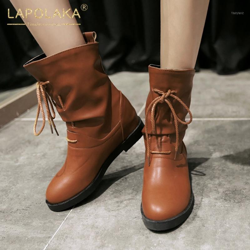 Lapolaka 2020 New Design Large Size 43 Wholesale Shoes Woman Boots Female Lace Up Concise INS Hot Boots Ladies Footwear1, Black
Lapolaka 2020 New Design Large Size 43 Wholesale Shoes Woman Boots Female Lace Up Concise INS Hot Boots Ladies Footwear1, Black