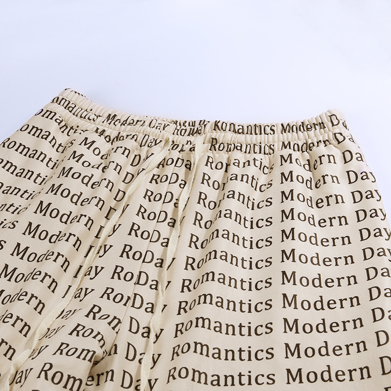 Women Letter Print Joggers Loose Casual Street Fashion Khaki Trousers Spring Autumn Harajuku Capris Femme Sweat Pants Sweatpant T200223