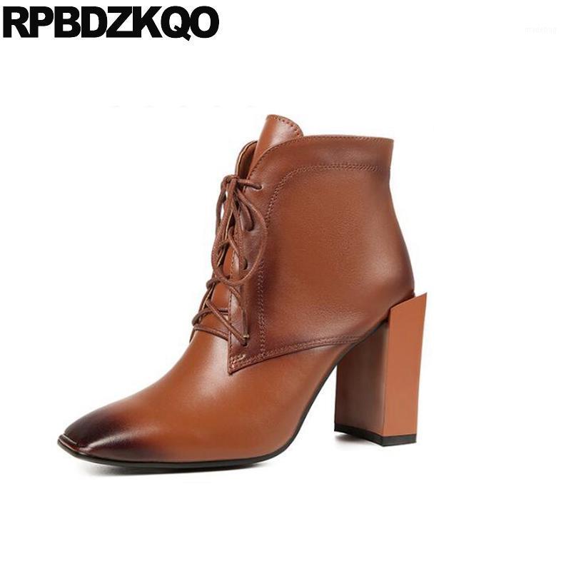 block vintage chunky square toe high heel lace up shoes fur booties brown brand women winter boots genuine leather warm 20201
block vintage chunky square toe high heel lace up shoes fur booties brown brand women winter boots genuine leather warm 20201