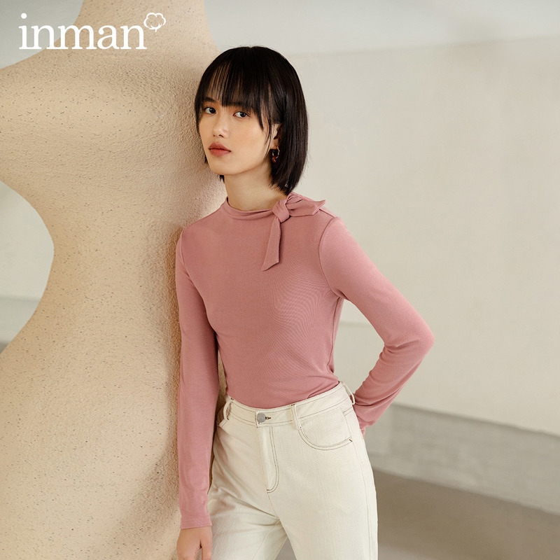 INMAN Autumn New Arrival Neckline Side Knot Long Sleeve Basic Bottom Multi-color Female T-shirt 201125, Orange
INMAN Autumn New Arrival Neckline Side Knot Long Sleeve Basic Bottom Multi-color Female T-shirt 201125, Orange