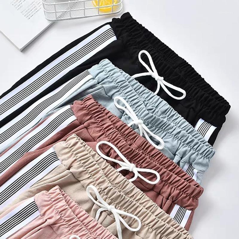Sweatpants for women baggy fashion korean style summer high waist loose sweat joggers Women' casual harem pants capri woman New1
Sweatpants for women baggy fashion korean style summer high waist loose sweat joggers Women' casual harem pants capri woman New1