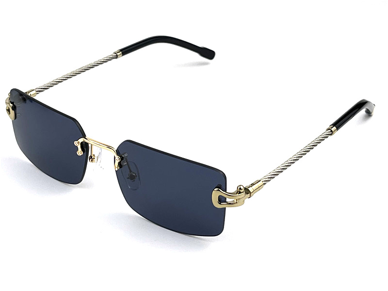 selling vintage sunglasses rimless lens braided chain and chain buckle temple glasses business fashion avant-garde uv400 light decorative eyewear 8418
selling vintage sunglasses rimless lens braided chain and chain buckle temple glasses business fashion avant-garde uv400 light decorative eyewear 8418
