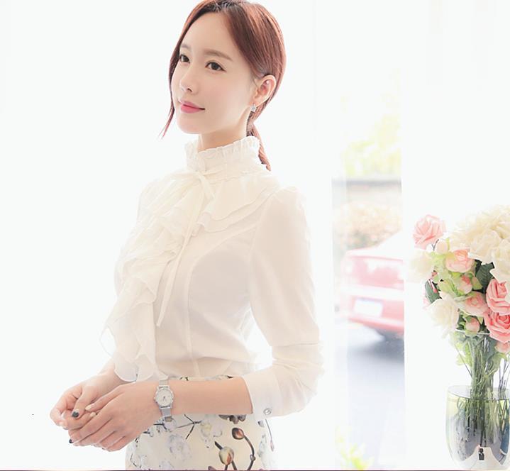 Autumn Collar Leaf Lotus Rent White Women's Long Sleeves Ol Thin Chiffon Top Shirt 3f07, Black
Autumn Collar Leaf Lotus Rent White Women's Long Sleeves Ol Thin Chiffon Top Shirt 3f07, Black