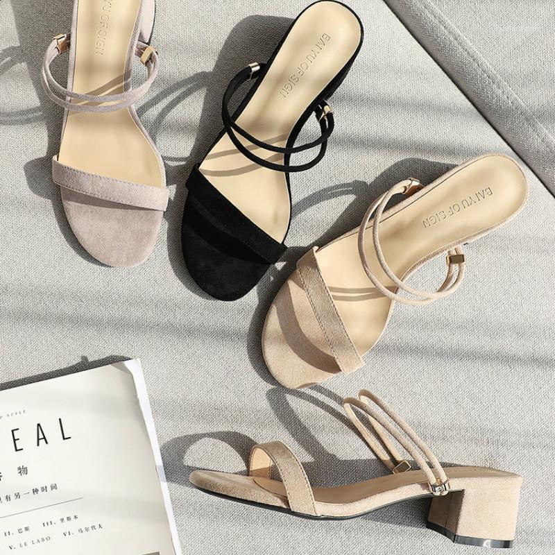 New 2020 Sandals Women Square High Heels Narrow Band Double Ways Ware Slippers Faux Suede Leather Solid Black Beige Elegant Heel1, 320-9-nude
New 2020 Sandals Women Square High Heels Narrow Band Double Ways Ware Slippers Faux Suede Leather Solid Black Beige Elegant Heel1, 320-9-nude