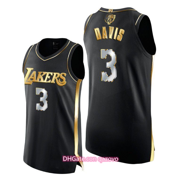 Los Angeles Lakers Anthony Davis 2020 NBA LeBron JamesFinals Authentic Golden Limited Edition Black Jersey 20-21, Black;red
Los Angeles Lakers Anthony Davis 2020 NBA LeBron JamesFinals Authentic Golden Limited Edition Black Jersey 20-21, Black;red