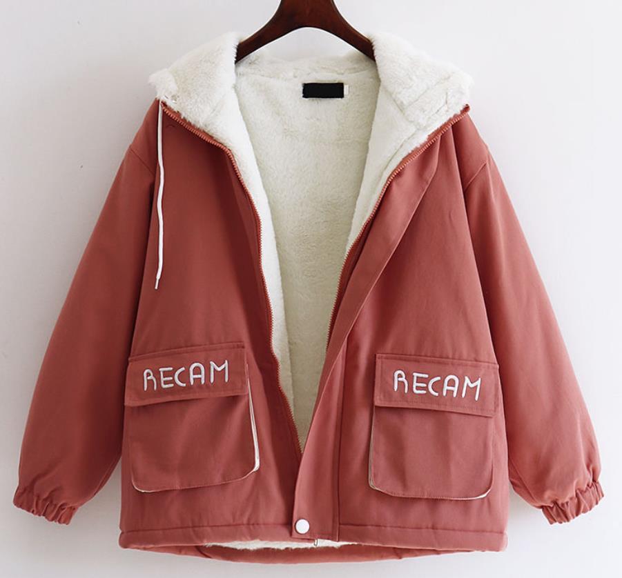 2021 New Mode Streetwear Pocket Hood Biker Female Jacket Thickening Cashmere Loose Parka Korean Style Large Coat D1CP, Black
2021 New Mode Streetwear Pocket Hood Biker Female Jacket Thickening Cashmere Loose Parka Korean Style Large Coat D1CP, Black