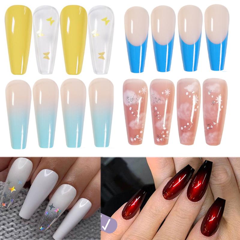 24 Pcs/Set False Nail Tips Full Coverage Extra Long Coffin Square Head False Nail DIY Art Decoration Manicure Tools
24 Pcs/Set False Nail Tips Full Coverage Extra Long Coffin Square Head False Nail DIY Art Decoration Manicure Tools