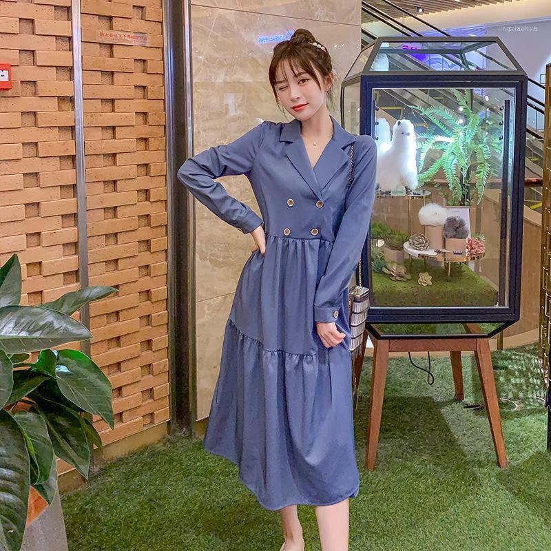 Blue Autumn Pregnant Woman Dress Long Sleeve Turn-Down Collar Elegant Plus Size Maternity Empire Dress Formal Pregnancy Clothes1
Blue Autumn Pregnant Woman Dress Long Sleeve Turn-Down Collar Elegant Plus Size Maternity Empire Dress Formal Pregnancy Clothes1