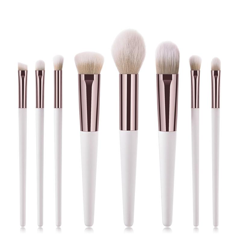 ENNKE 8PCS Pro White Wood Handle Makeup Brushes Eyebrow Foundation Makeup Brushes Set Nylon Hair Brush
ENNKE 8PCS Pro White Wood Handle Makeup Brushes Eyebrow Foundation Makeup Brushes Set Nylon Hair Brush