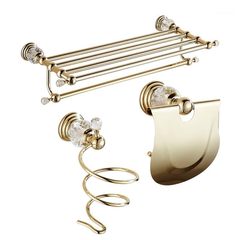 Bathroom Accessories Set Solid Brass & Crystal Towel Rack Toilet Brush Holder Robe Hook Paper Holder Soap Dish Bath Hardware Set1
Bathroom Accessories Set Solid Brass & Crystal Towel Rack Toilet Brush Holder Robe Hook Paper Holder Soap Dish Bath Hardware Set1