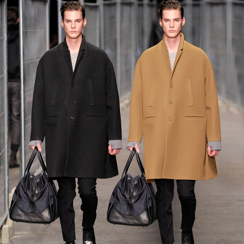 2021 Autumn Winter New Shoulders Loose in Long Jacket Men' Wool Coat of Young Men Jacket. -4xl!! RBTD, Black
2021 Autumn Winter New Shoulders Loose in Long Jacket Men' Wool Coat of Young Men Jacket. -4xl!! RBTD, Black