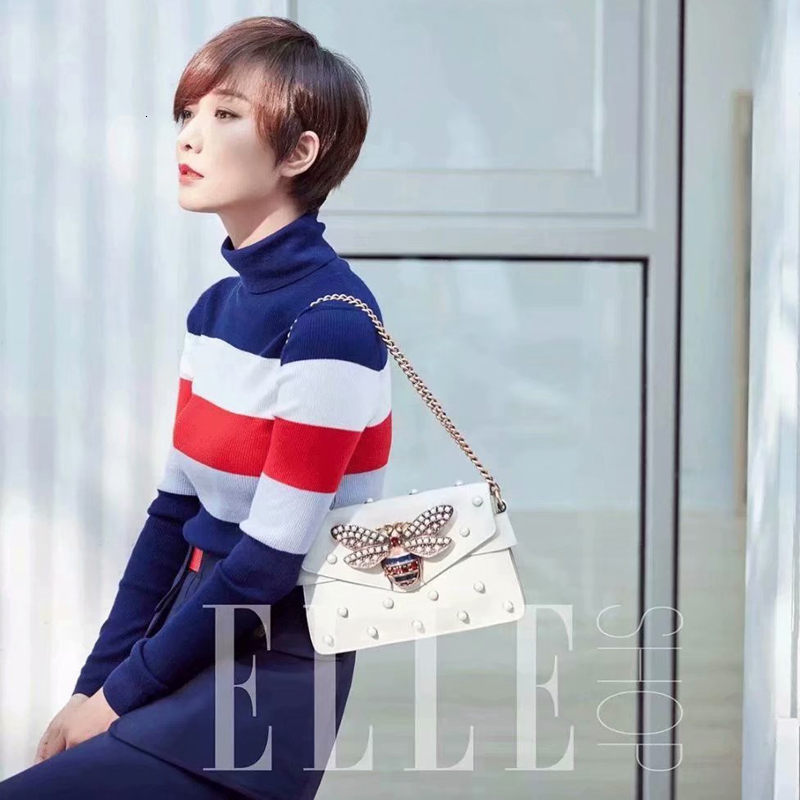 Autumn and Winter New Style Stripe Printing Mesh Strain Neck High Pocket Long Sleeve Stretch Half Skirt of Women Two-piece Suit W5zn, Royal blue.
Autumn and Winter New Style Stripe Printing Mesh Strain Neck High Pocket Long Sleeve Stretch Half Skirt of Women Two-piece Suit W5zn, Royal blue.