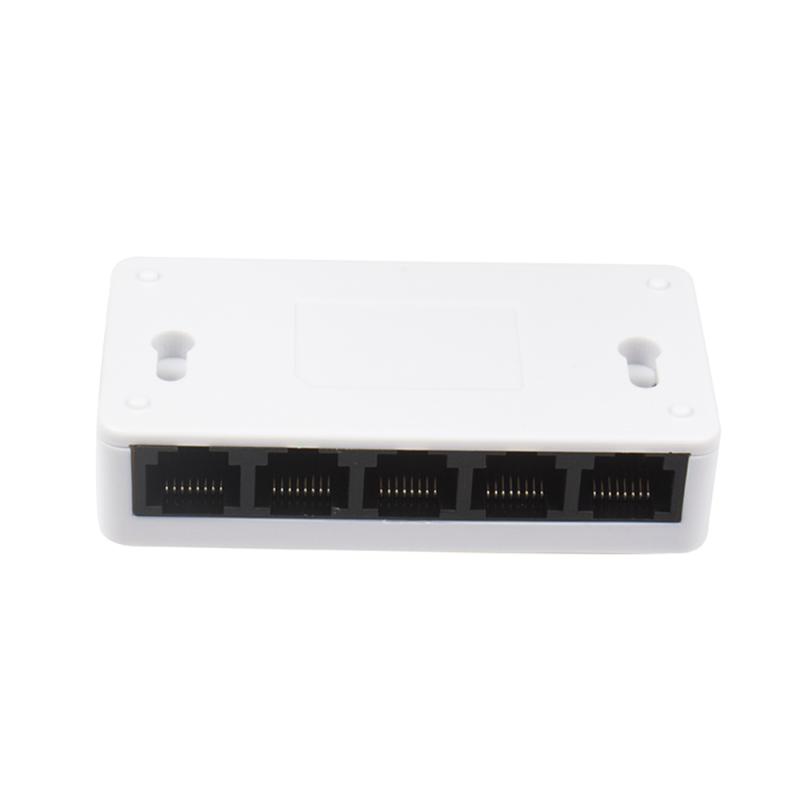 5 Ports Fast Ethernet 10/100Mbps Network Switch Desktop Laptop Lan Hub Power By Micro USB for Notebook Desktop and Phone
5 Ports Fast Ethernet 10/100Mbps Network Switch Desktop Laptop Lan Hub Power By Micro USB for Notebook Desktop and Phone