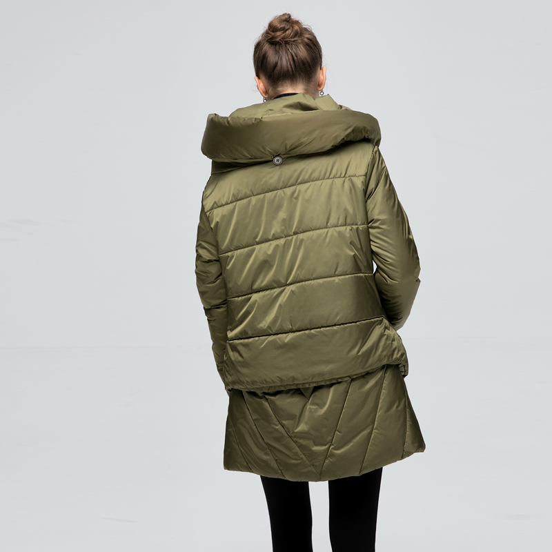 YVYVLOLO Women's Winter Jacket Fashion Cloak Winter Coat Women Parka Loose Plus Size Down Winter Coat Warm Jacket Overcoat 201019