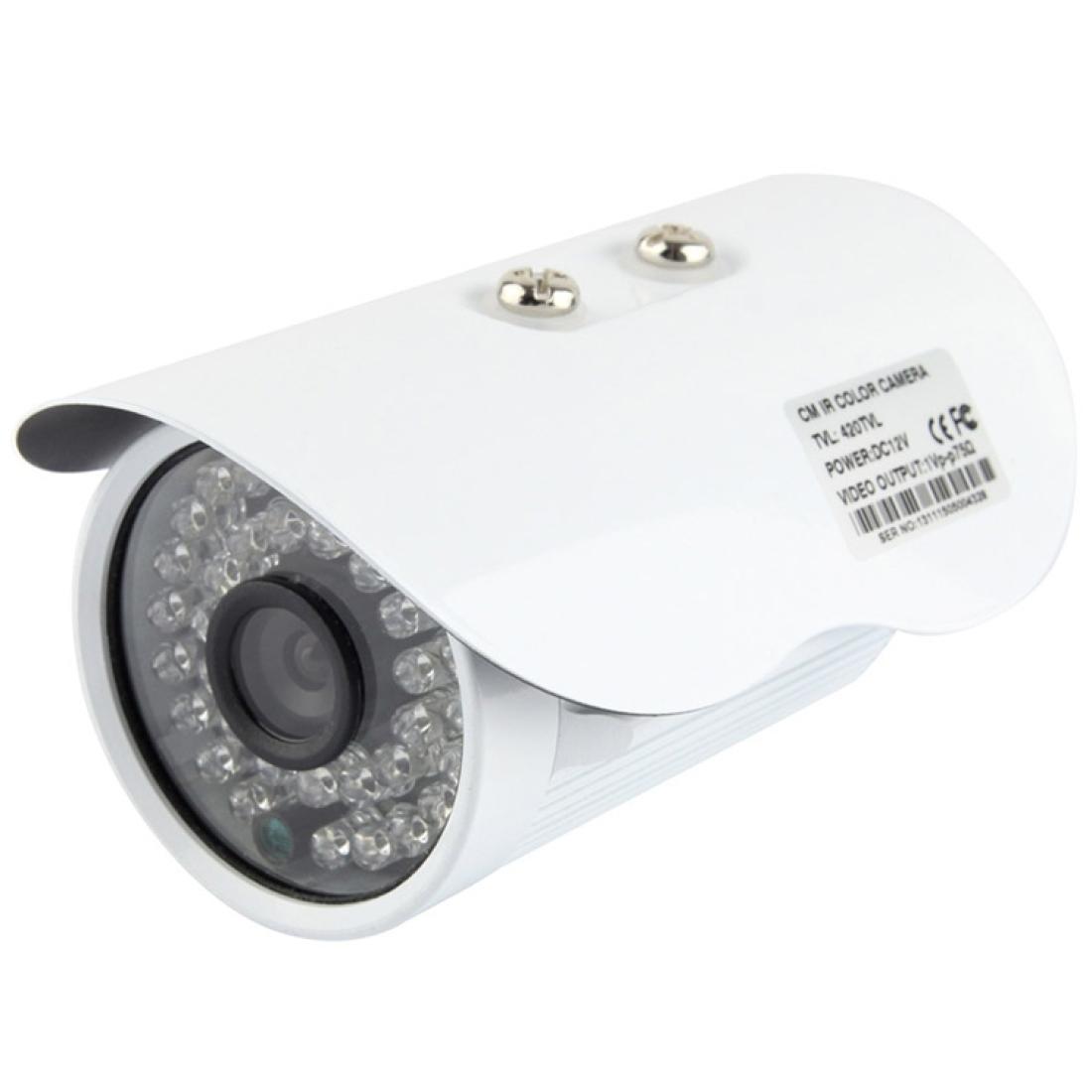 CMOS 420TVL 6mm Lens Metal Material Color Infrared Camera with 36 LED IR Distance 20m
CMOS 420TVL 6mm Lens Metal Material Color Infrared Camera with 36 LED IR Distance 20m