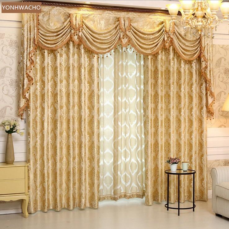 Custom curtain luxury European window curtain shading fabric bedroom gold cloth blackout valance tulle panel C3721
Custom curtain luxury European window curtain shading fabric bedroom gold cloth blackout valance tulle panel C3721