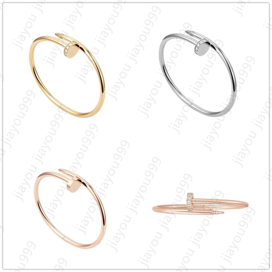 NEW Nail Bracelet Designer Bracelets Luxury Jewelry Women Bangle Diamonds Classic Titanium Steel Alloy Gold-Plated Craft Gold/Silver/Rose Ne, Black
NEW Nail Bracelet Designer Bracelets Luxury Jewelry Women Bangle Diamonds Classic Titanium Steel Alloy Gold-Plated Craft Gold/Silver/Rose Ne, Black
