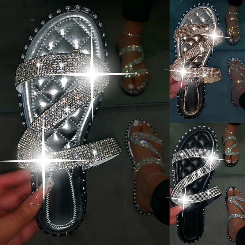 New Bright Diamonds Women's Platform Slippers Summer Sandals Flip Flop Outdoor Fashion Rhinestones Buckle Lazy Slippers 20201, Black
New Bright Diamonds Women's Platform Slippers Summer Sandals Flip Flop Outdoor Fashion Rhinestones Buckle Lazy Slippers 20201, Black