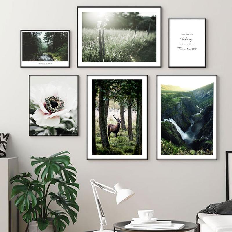 Mountain Forest Picture Nature Flower Scenery Scandinavian Poster Nordic Decoration Print Landscape Wall Art Canvas Painting
Mountain Forest Picture Nature Flower Scenery Scandinavian Poster Nordic Decoration Print Landscape Wall Art Canvas Painting