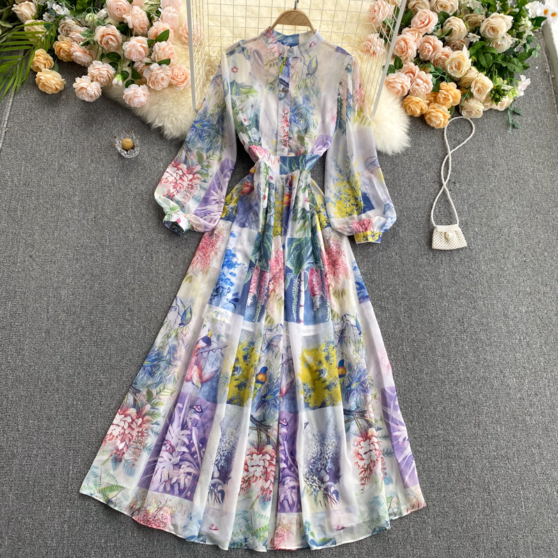 2021 New Singiny fashionable female retro print puff neck button the line dressed autumn boho holiday dress long QHGV, Purple
2021 New Singiny fashionable female retro print puff neck button the line dressed autumn boho holiday dress long QHGV, Purple