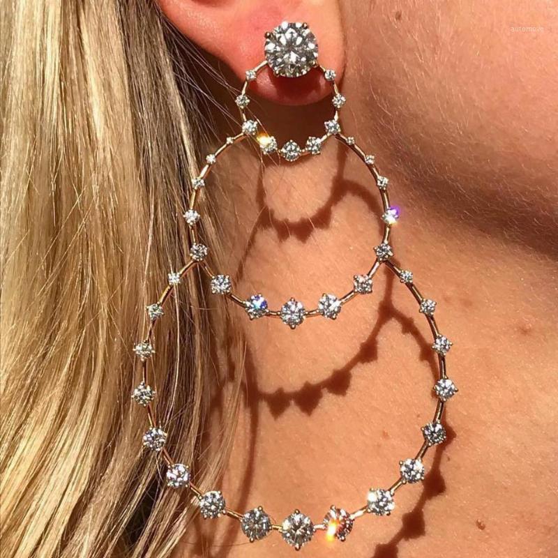 1PC Silver Color Big Circle Round Crystal Stud Earrings Wedding Party Earring Oversize Big Circle Hoop Earring Set For Women1
1PC Silver Color Big Circle Round Crystal Stud Earrings Wedding Party Earring Oversize Big Circle Hoop Earring Set For Women1