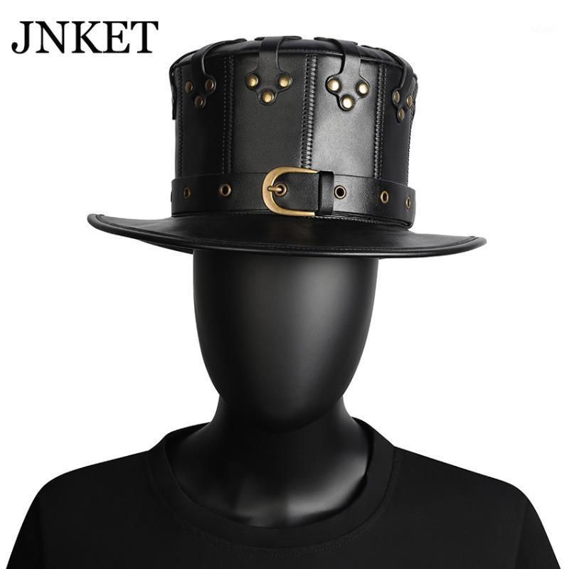 JNKET New Steam Punk Magician Hat Halloween Hat Cosplay Props PU Leather Rivet Top for Men Women1
JNKET New Steam Punk Magician Hat Halloween Hat Cosplay Props PU Leather Rivet Top for Men Women1