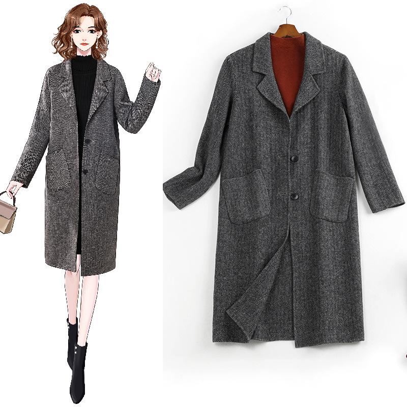 5Xl Plus Size Women Woolen Coat Single Breasted Long Wool Overcoat Long Sleeve Chic Jacket Outerwear Fall/Winter grey New, Dark grey
5Xl Plus Size Women Woolen Coat Single Breasted Long Wool Overcoat Long Sleeve Chic Jacket Outerwear Fall/Winter grey New, Dark grey