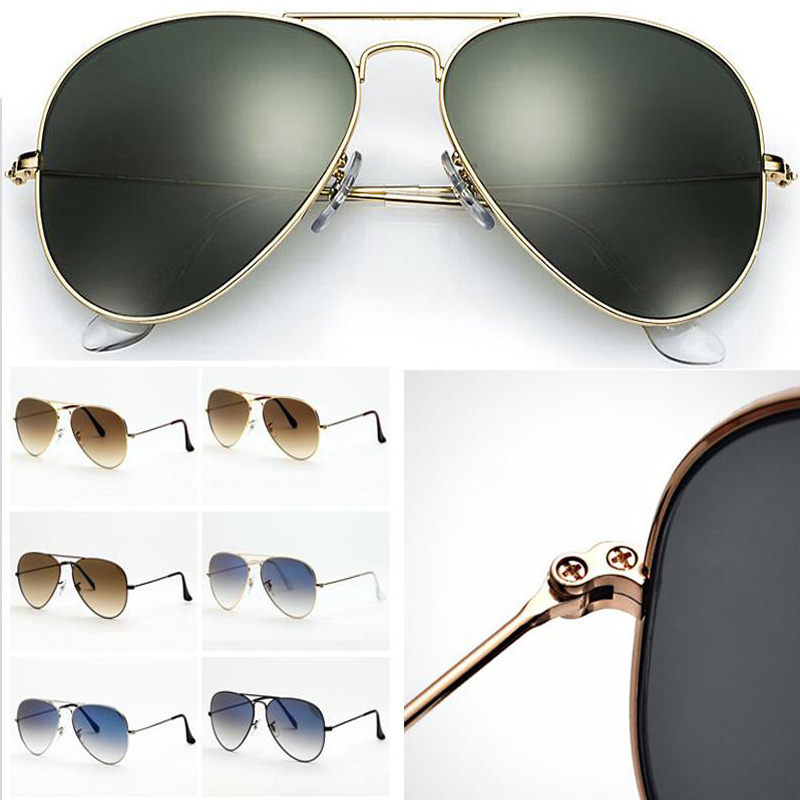Classic Pilot Men Women Sunglasses Metal Frame Color and Gradient Glass lens 58mm 62mm .suitable beach shading, driving, fishing. with Accessories leather case
Classic Pilot Men Women Sunglasses Metal Frame Color and Gradient Glass lens 58mm 62mm .suitable beach shading, driving, fishing. with Accessories leather case