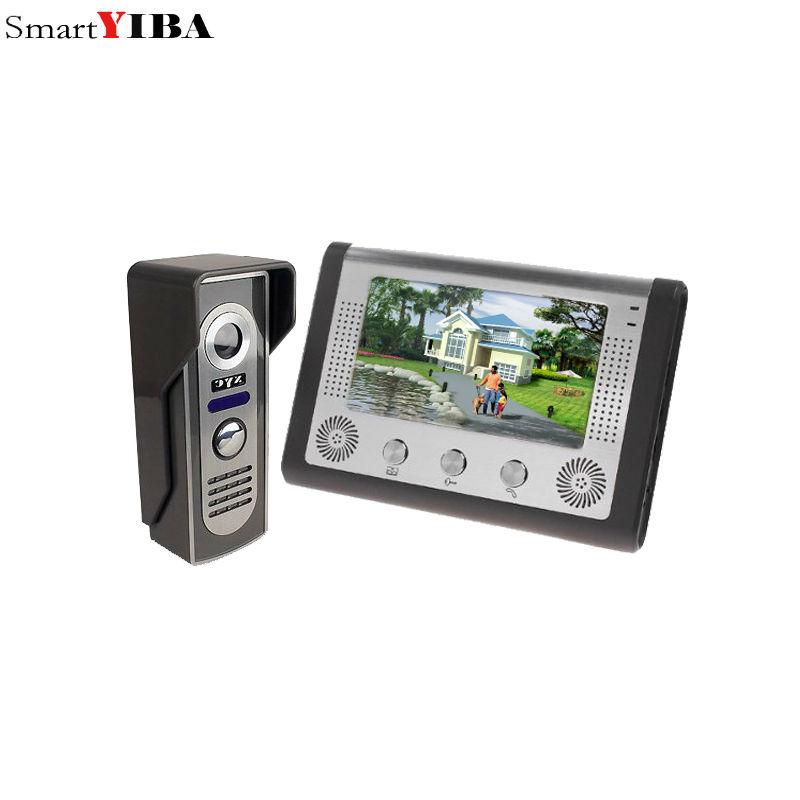 SmartYIBA 7 Inch Video Door Phone Doorbell Intercom Kit 1-camera 1-monitor Night Vision
SmartYIBA 7 Inch Video Door Phone Doorbell Intercom Kit 1-camera 1-monitor Night Vision