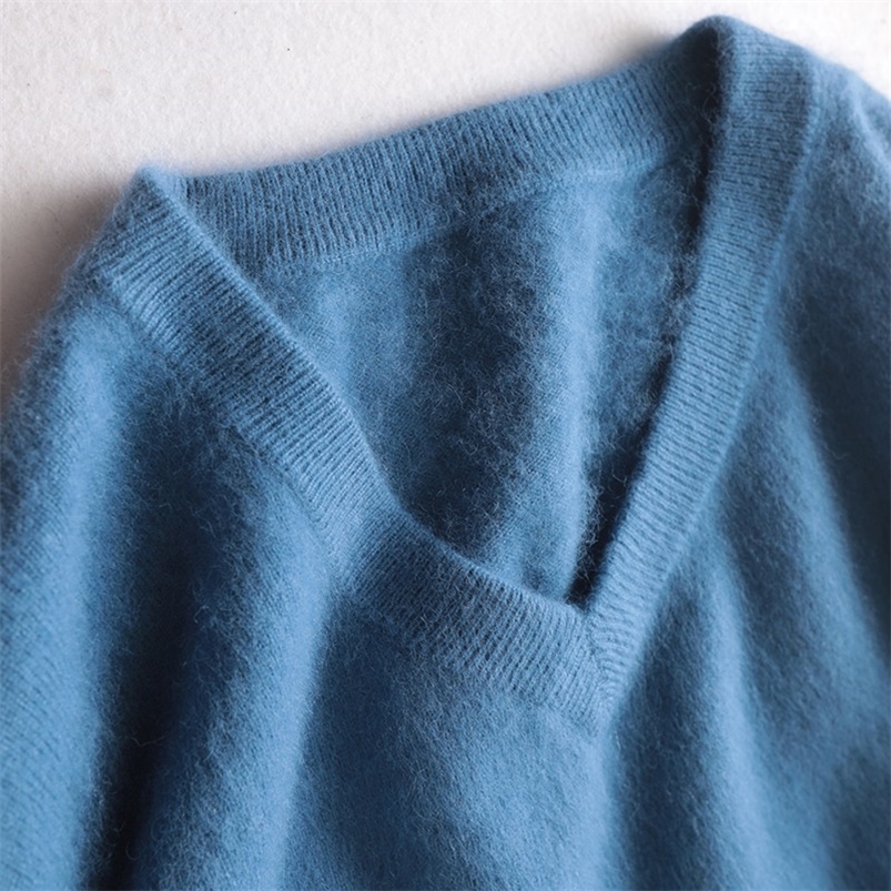 fashion men clothing mens 100% Mink Cashmere sweater pullover jumper V-neck man korean winter knitted warm thick wool 201221, Purple
fashion men clothing mens 100% Mink Cashmere sweater pullover jumper V-neck man korean winter knitted warm thick wool 201221, Purple