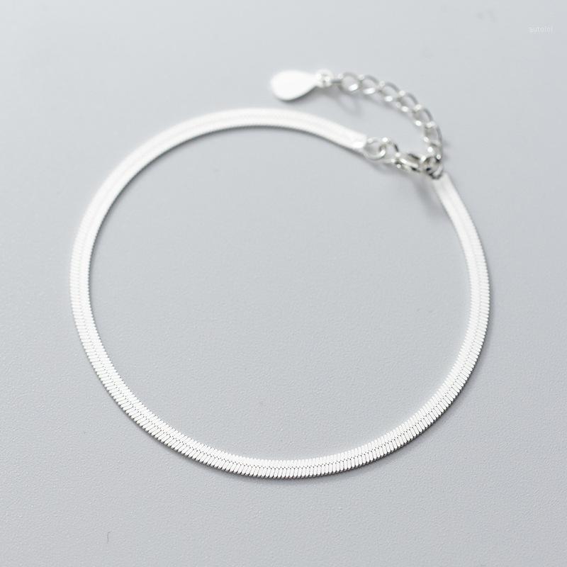 925 Sterling Silver Korean Fashion Jewelry Minimalist Flat Snake Bone Chain Bracelet 18.5CM For Women Lady Daughter Gift1
925 Sterling Silver Korean Fashion Jewelry Minimalist Flat Snake Bone Chain Bracelet 18.5CM For Women Lady Daughter Gift1