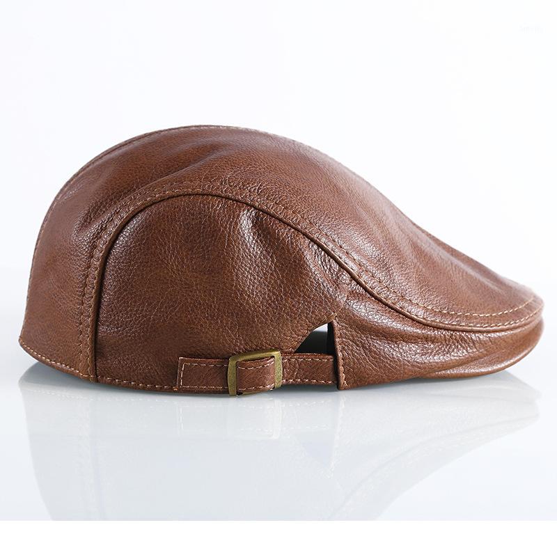 Genuine Leather Hat Men's Cowhide Spring Warm Ear Protection Beret Hats Male Leisure Fashion High Quality Youth Berets Cap H69331, Black
Genuine Leather Hat Men's Cowhide Spring Warm Ear Protection Beret Hats Male Leisure Fashion High Quality Youth Berets Cap H69331, Black
