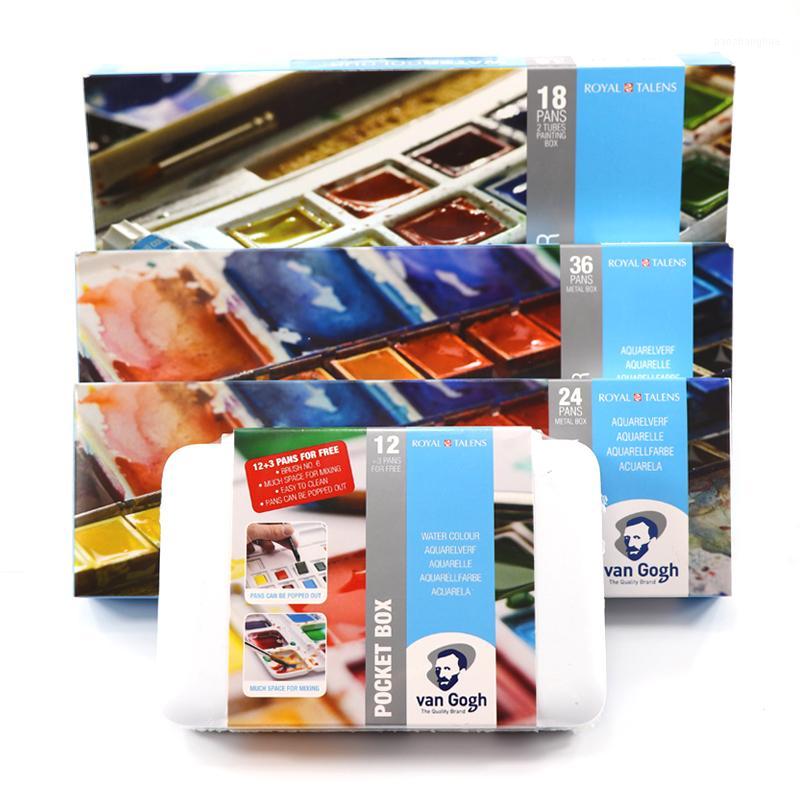 Royal Talens GOGH Solid Watercolor Paint Set 12/15/18/24 Colors Professional Water Color for Paint Watercolor Art Supplies1
Royal Talens GOGH Solid Watercolor Paint Set 12/15/18/24 Colors Professional Water Color for Paint Watercolor Art Supplies1