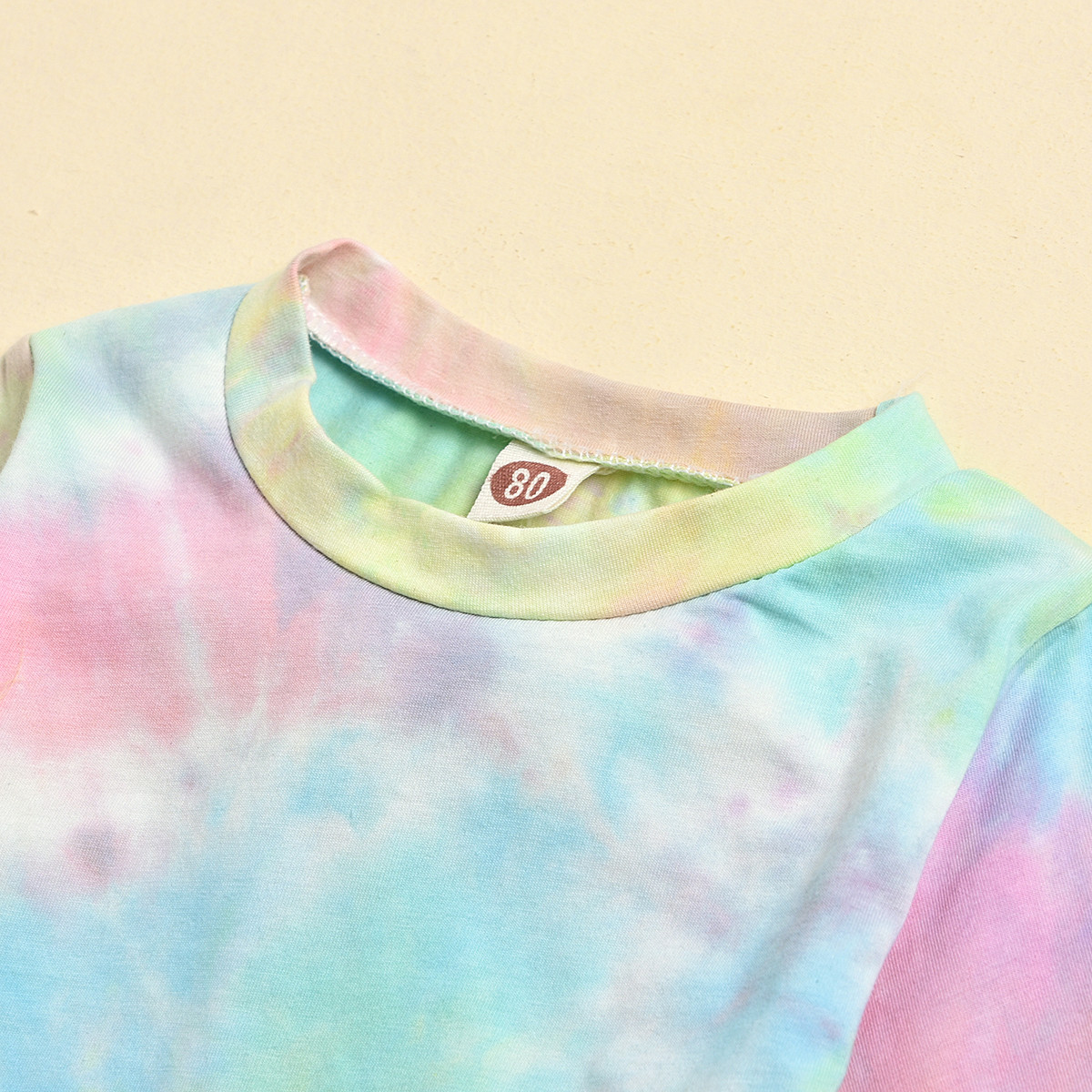 Toddler Girl Boy Clothes Autumn Winter Set 2pcs Tie-dye Printed Long Sleeve Tops Tee Pants Trousers Baby Clothes For 1-5YearsX1019