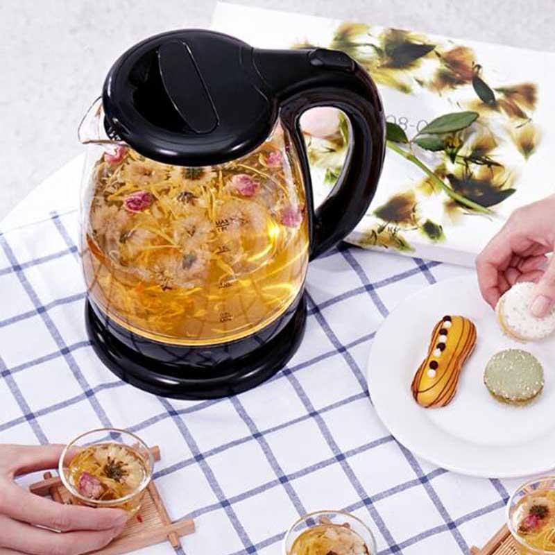 Electric kettle automatic power off household glass boiled , transparent blue KaiShuiHu D085
Electric kettle automatic power off household glass boiled , transparent blue KaiShuiHu D085