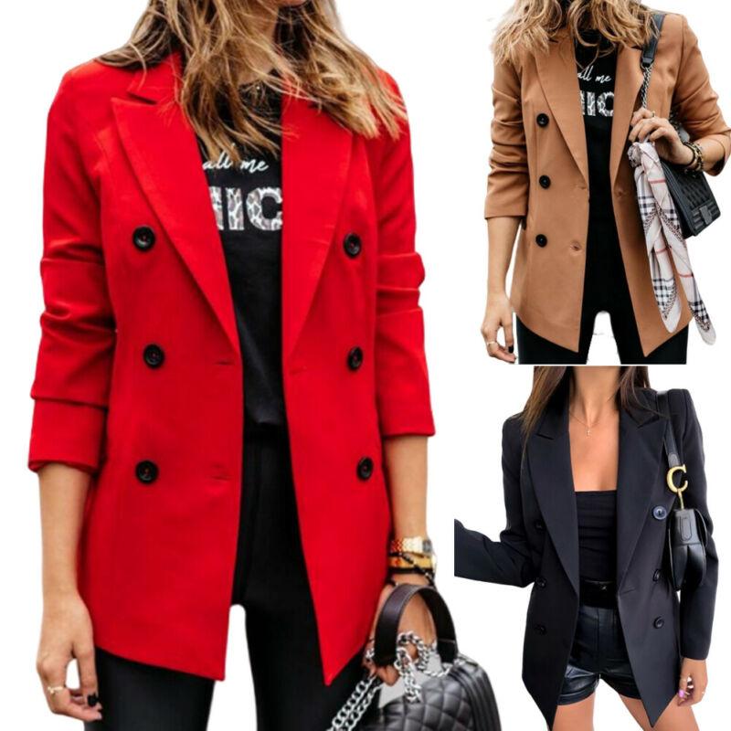 Women Slim Lounge Blazer Jacket Top Outwear Long Sleeve Career Formal Tunic Coat, Black
Women Slim Lounge Blazer Jacket Top Outwear Long Sleeve Career Formal Tunic Coat, Black