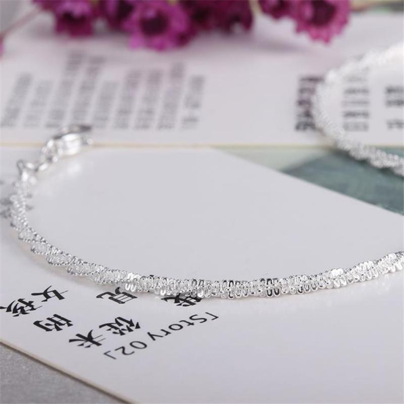 KOFSAC 2020 New Intertwined 925 Sterling Silver Ankle Chain Simple Gypsophila Chain Anklets For Women Jewelry Girl Best Gift
KOFSAC 2020 New Intertwined 925 Sterling Silver Ankle Chain Simple Gypsophila Chain Anklets For Women Jewelry Girl Best Gift
