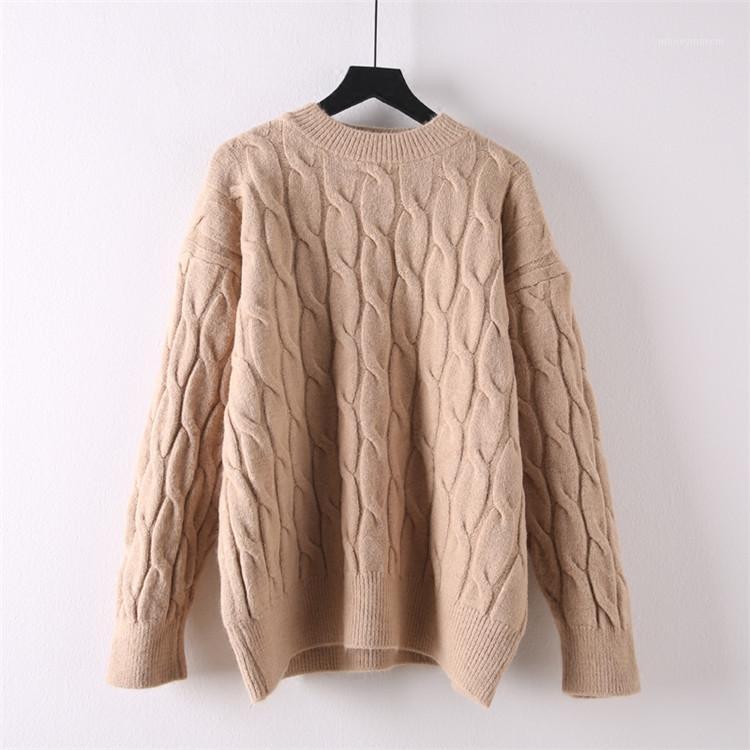 Knitted 2020 Autumn Winter Tops Pullover Women Thick Plus Size O-neck Solid Loose Sweater Pull Femme Hiver1, Blue
Knitted 2020 Autumn Winter Tops Pullover Women Thick Plus Size O-neck Solid Loose Sweater Pull Femme Hiver1, Blue