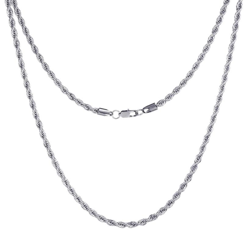 Necklaces for Mens Stainless Steel Fashion Twisted Chain Necklaces Jewelry on The Neck Long Necklace Gifts for Women Accessories
Necklaces for Mens Stainless Steel Fashion Twisted Chain Necklaces Jewelry on The Neck Long Necklace Gifts for Women Accessories