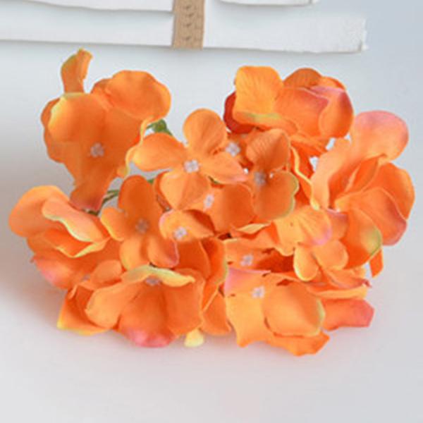 Artificial Hydrangea Bouquet Flower Silk Flowers with Free Stem for Home Wedding Decoration Gift LBShipping