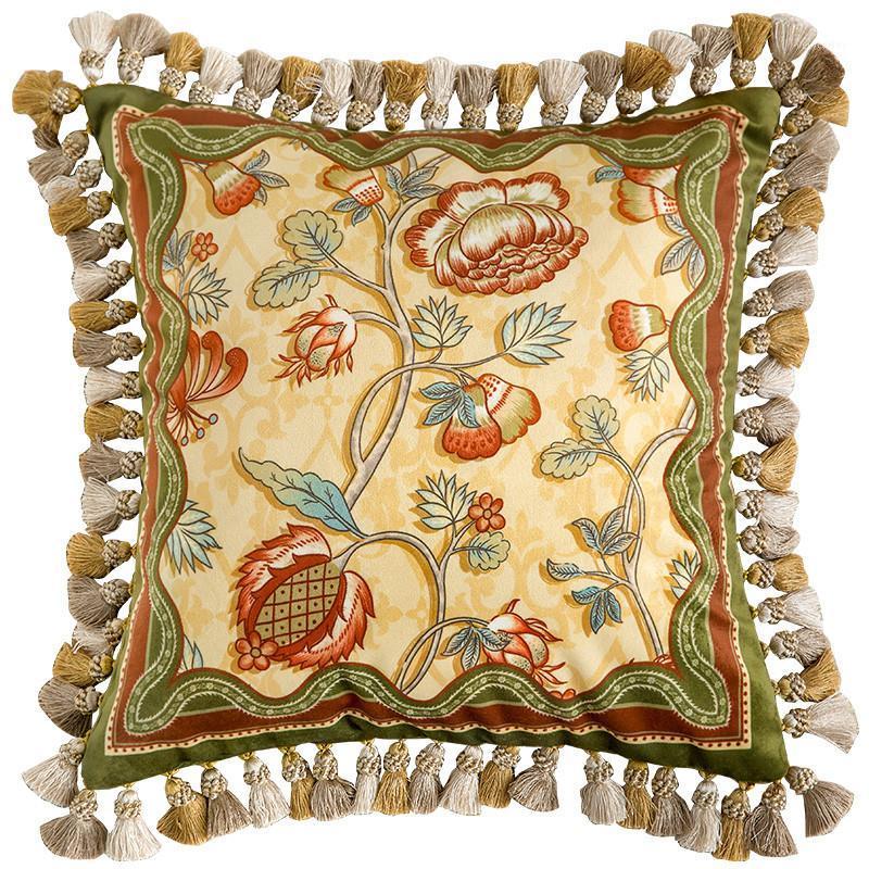 Retro American Pillow Case Cushion Cover Green Cojines Decorativos Para Sofa Floral Luxury Throw Pillows Tassel Cushions Coussin1, Design c
Retro American Pillow Case Cushion Cover Green Cojines Decorativos Para Sofa Floral Luxury Throw Pillows Tassel Cushions Coussin1, Design c